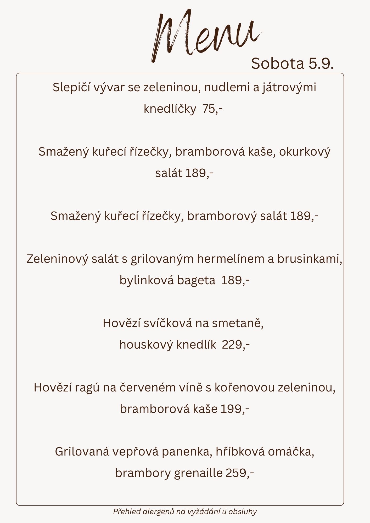 Kopie návrhu Kopie návrhu Kopie návrhu Kopie návrhu White and Brown Coffee Price List Menu (A4) (3)