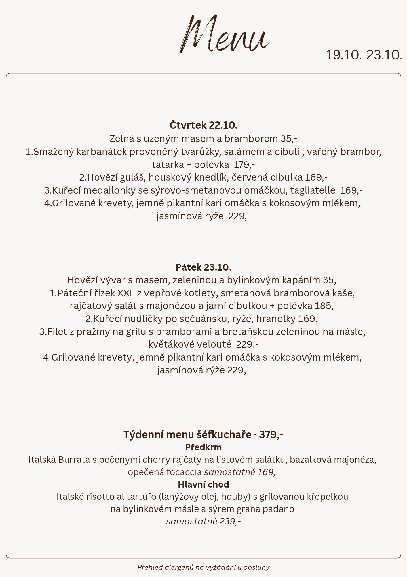 Kopie návrhu Kopie návrhu White and Brown Coffee Price List Menu (56)