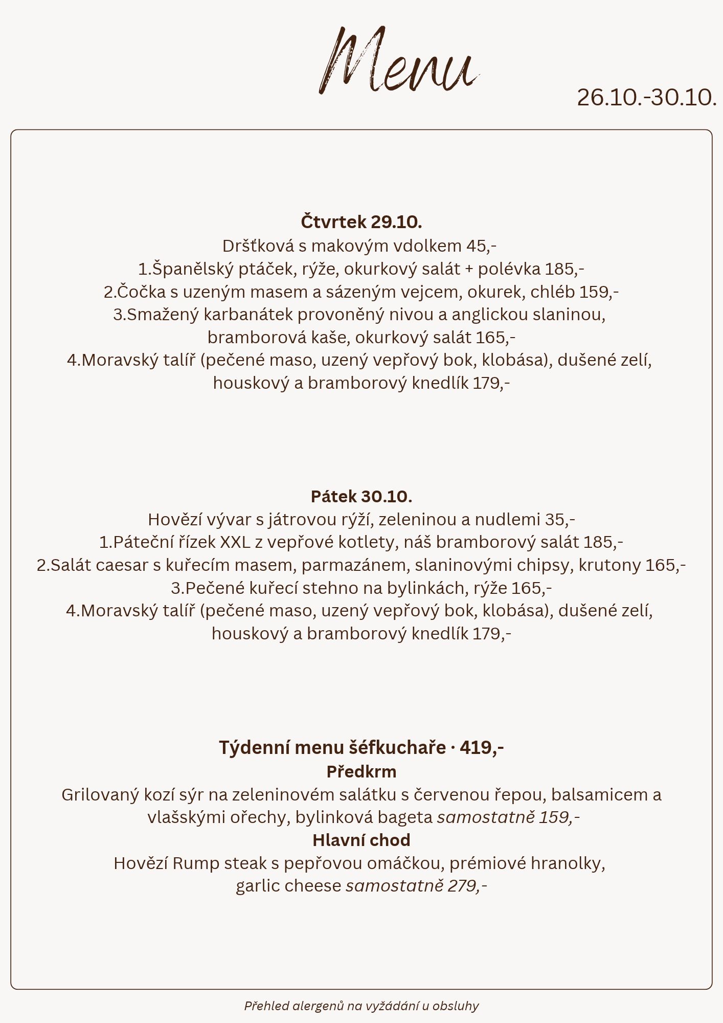 Kopie návrhu Kopie návrhu White and Brown Coffee Price List Menu (57)