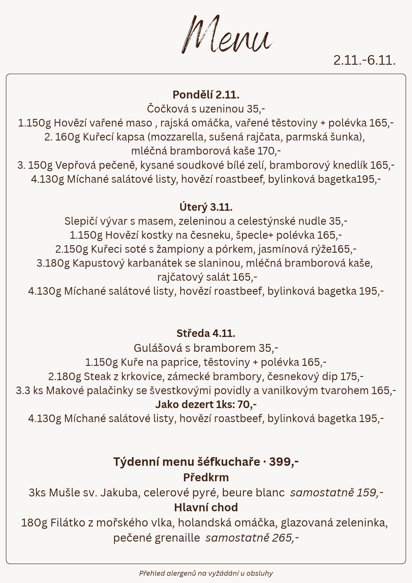 Kopie návrhu Kopie návrhu White and Brown Coffee Price List Menu (58)